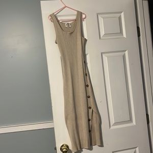 Hippie Rose women’s dress, color cream, size extra small.